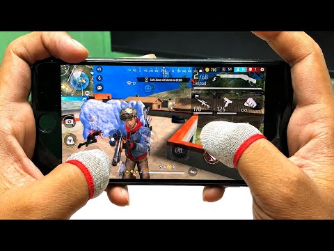 iphone 7 plus free fire max gameplay || Br Rank Solo Vs Squad 🔥