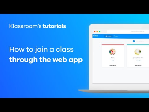 Join a class through the web app