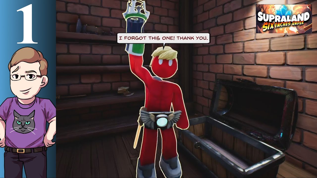 Let's Play Supraland Six Inches Under (Blind) Part 1 The Bunker