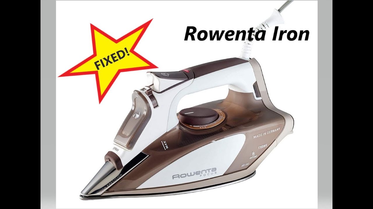 rowenta travel iron not steaming