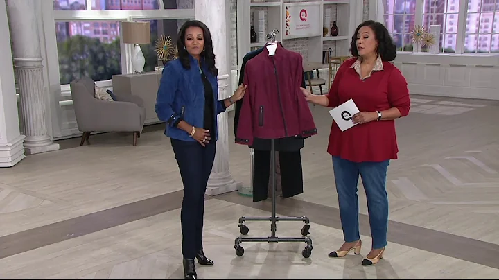 Dennis Basso Zip Front Bomber Jacket on QVC