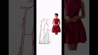 NEW AMAZING DRESS CUTTING METHOD | Easy Sewing Pattern That Looks Luxury!
