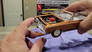 64 Olds Cutlass Convertible Model Car Build Novice Builder