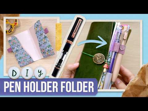 Your Journal Needs Pen Loops and Pockets.
