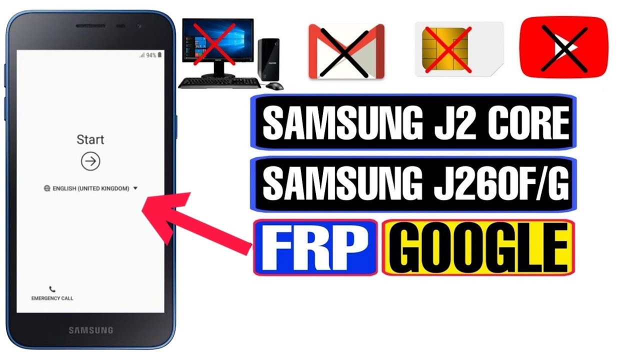 Samsung J2 Core FRP BYPASS (Without PC) New Method 2025  - J260F FRP BYPASS 8.0.1