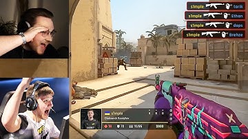 ohnepixel shocked by s1mple