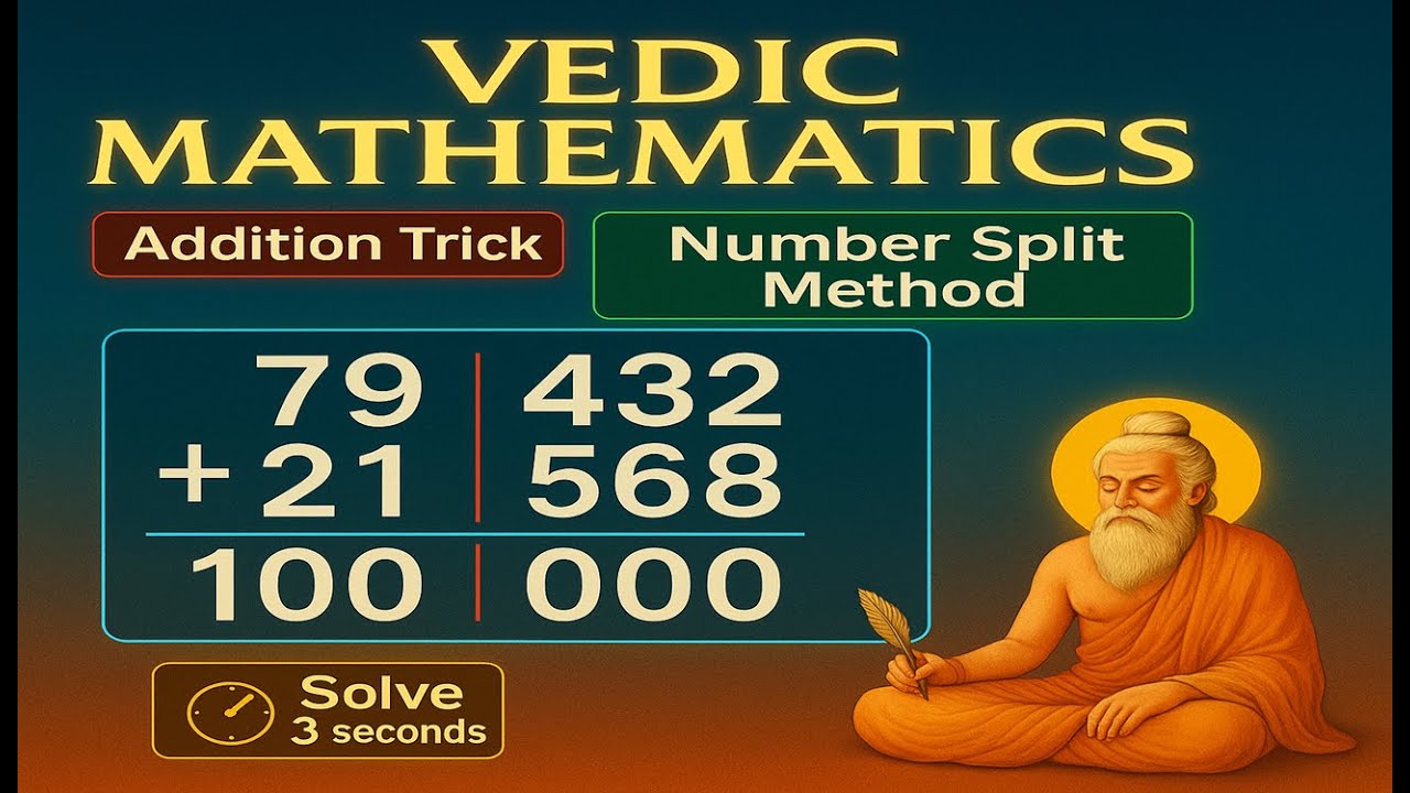 Easy Addition Trick By Number Splitting Method - YouTube