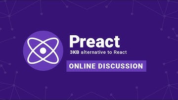 ⚛️ Preact: A production ready, 3KB alternative to React