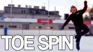 Toe Spin Tutorial - Freestyle Ice Skating Tutorial