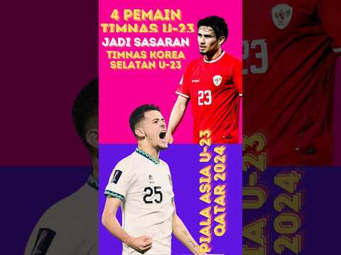 4 Pemain Timnas Indonesia U-23 Keturunan Eropa jadi sorotan Media &amp; pemain Korea Selatan U-23