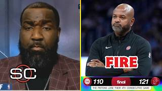 Fire J.b. Bickerstaff Espn Reacts To Pistons 121110 Loss To Heat, Detroits 4Th Straight Defeat