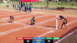 PUNE UNI VS KOLHAPUR UNI || EUSAI WEST ZONE INTER UNIVERSITY KHO KHO TOURNAMENT || WOMEN