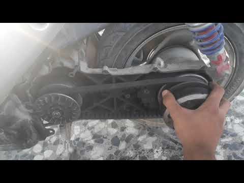 تبديل قايش دراجة ياماها عصفورية 60 بدون فتح الكلجات