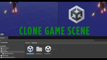 How to clone game scene in Unity #gameshorttutorial #unity #unity3d