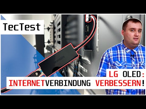 LG OLED TV: INTERNETVERBINDUNG VERBESSERN! Geht das wirklich? | USB LAN Adapter ausprobiert! | Test