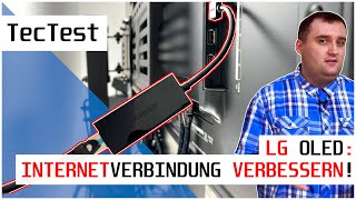 LG OLED TV: INTERNETVERBINDUNG VERBESSERN! Geht das wirklich? | USB LAN Adapter ausprobiert! | Test