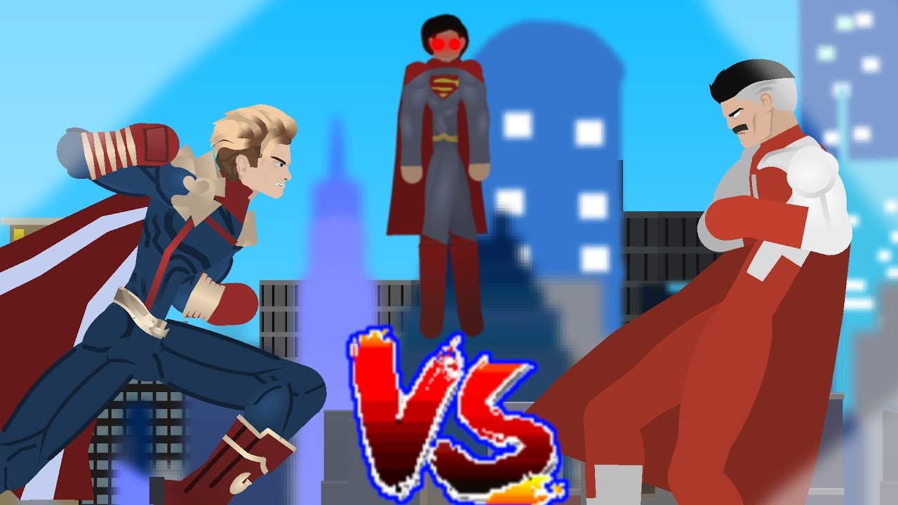 Homelander VS Omni Man VS Super Man (Injustice X Invincible X The Boys) Fan Animation