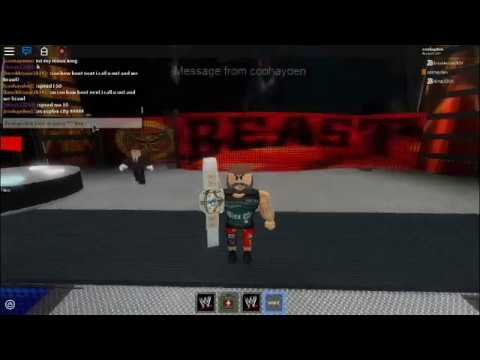 Wwe Roblox Smackdown Live Brock Lesnar Invades Smackdown And F5s Finn Balor By Roblox Elite Wrestling - roblox wwe 2k18 entrance codes