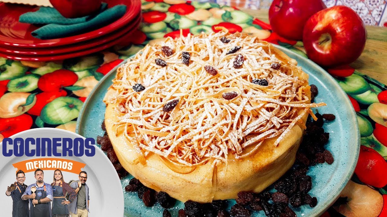 Receta: Pastel de crepas y manzanas confitadas | Cocineros Mexicanos