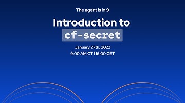 CFEngine: The agent is in 9 - Introduction to cf-secret