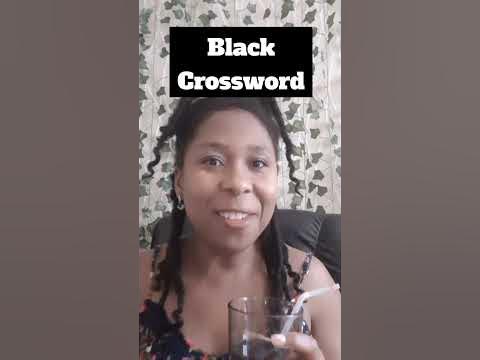 Black Crossword - YouTube