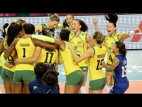Muhteşem Brezilya Kadın Voleybol Takımı (nefesiniz kesilecek)
