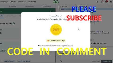 GFG POTD 01/04/2025 IN C++ MOST IMPORTANT INFORMATION | CODE IN COMMENT #geeksforgeeks #gfg #potd