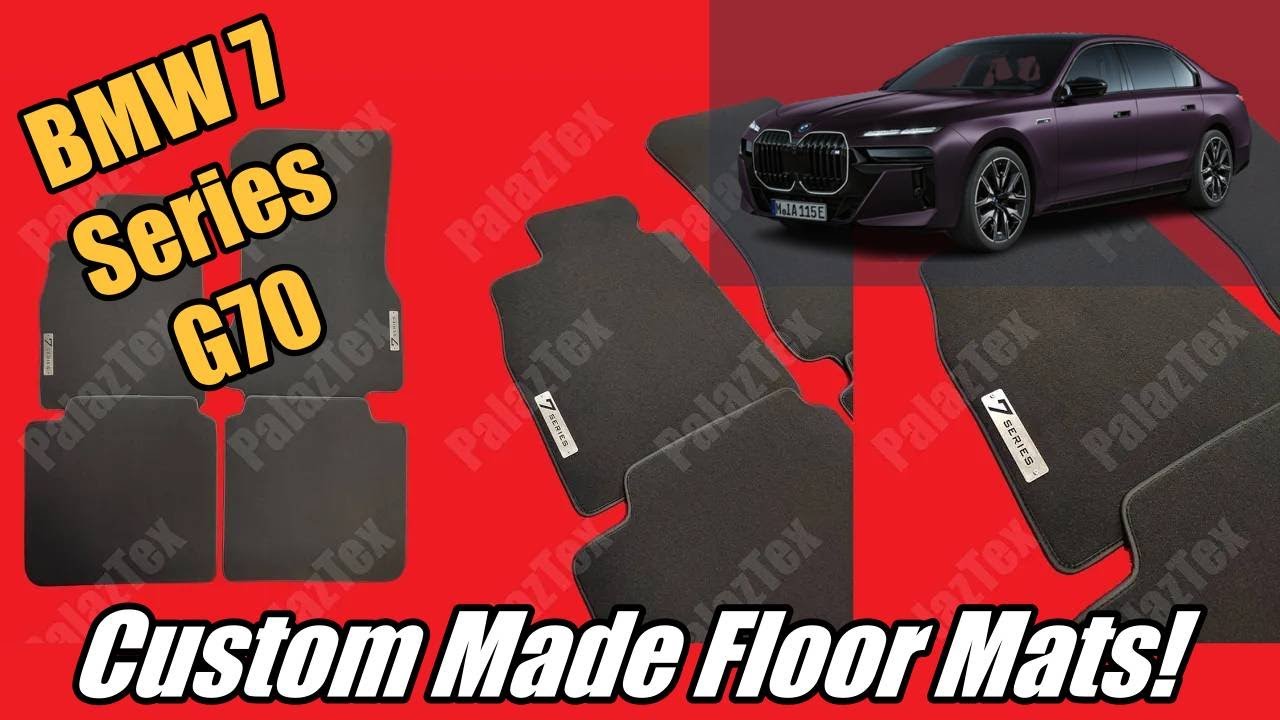 Bmw 7 Series 2023-Present G70 Custom Made Floor Mats | PalazTex - YouTube