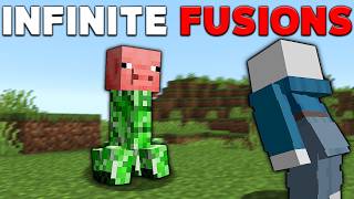 Minecraft, But Mobs FUSE Infinitely