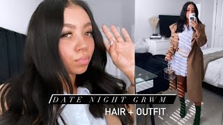 SIMPLE DATE NIGHT GRWM HAIR + OUTFIT | Life Update + Giveaway Winner FT. Arabella Hair