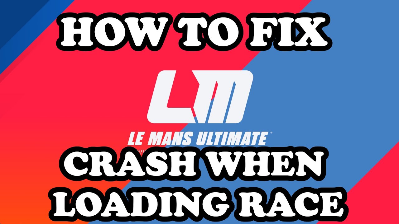 How to fix game crash when loading into a race #LMU