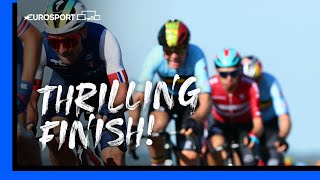 THRILLING FINISH! 🔥 | UEC European Championships Elite Men's Road Race 2023 | Highlights