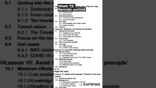 Week 72: Remote control | #DSbook #writingprocess #datascience