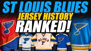 St. Louis Blues Jersey History RANKED! 