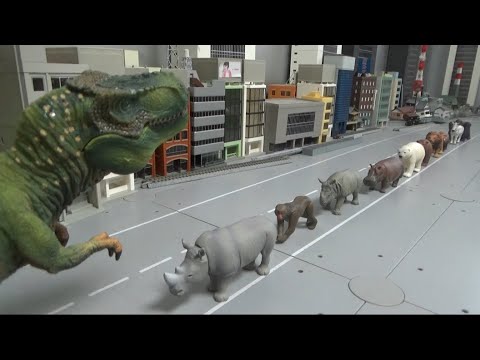 <strong>10</strong> Animals vs Dinosaur Battle 10마리 동물 vs 공룡 <strong>대결</strong>