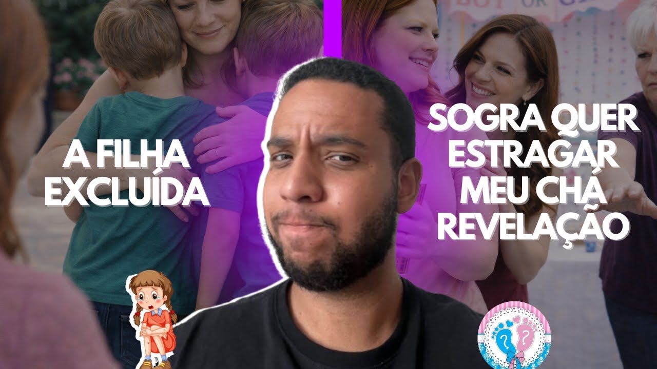A FILHA EXCLUÍDA + SOGRA QUER ESTRAGAR MEU CHÁ REVELAÇÃO - HISTÓRIA COMPLETA