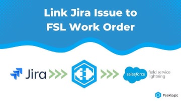 How to link Jira issue to Salesforce FSL Work Order : Peeklogic Salesforce Jira Connector