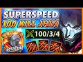 100 KILLS IN ONE GAME (2,492 MOVESPEED JHIN) - BunnyFuFuu | League of Legends