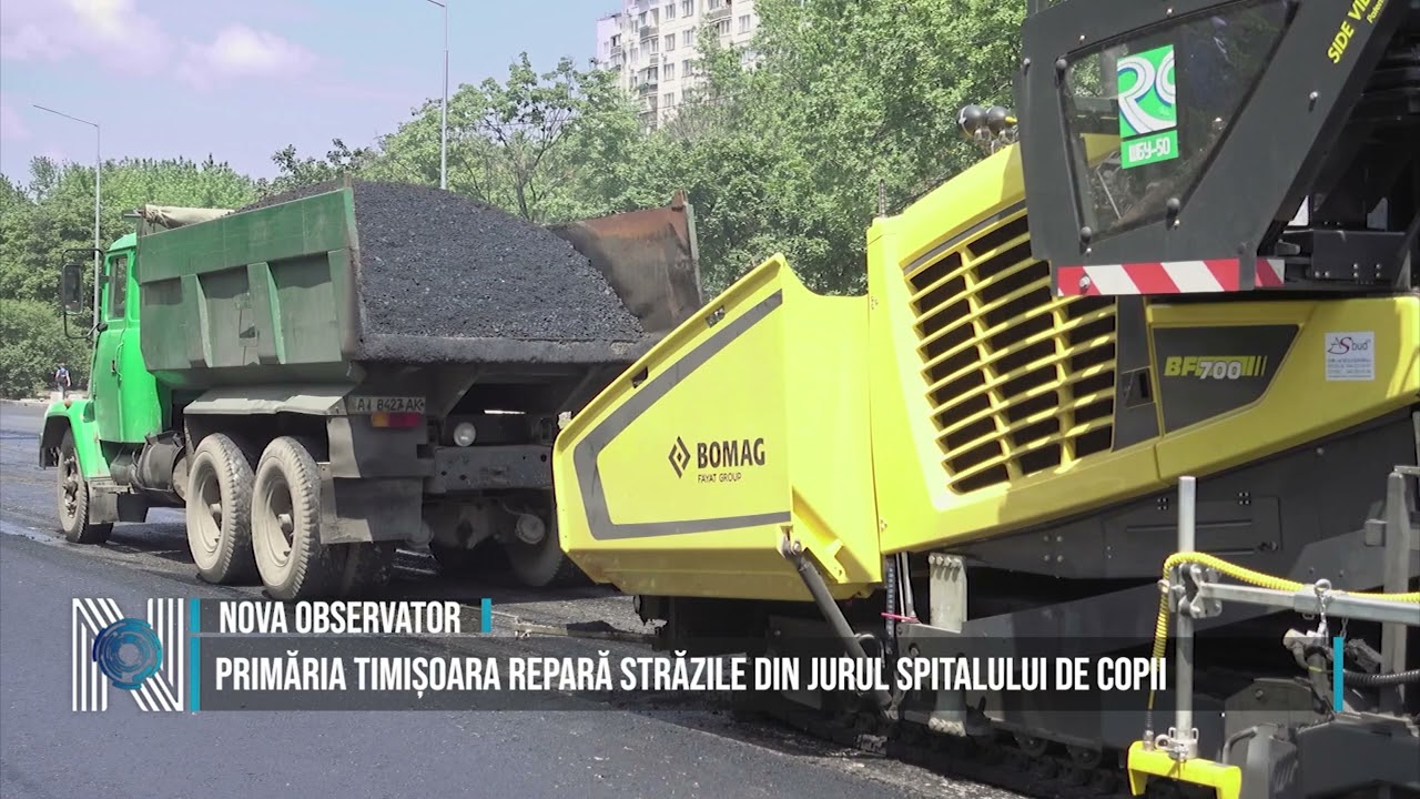 Primăria Timișoara repară străzile din jurul Spitalului de Copii