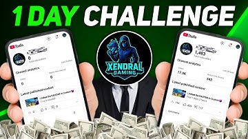1 DAY Challenge (Shoking Result) How To Grow Gaming Channel From O Subscribers