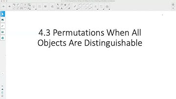 Foundations of Math 12: 4.3 Permutations When All Objects Are Distinguishable
