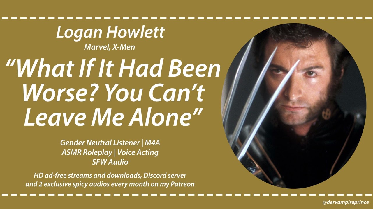 ASMR | Marvel - Logan Patches You Up [M4A] [Romantic] [Injured Listener]