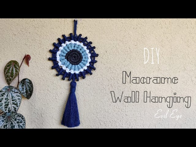 Evil Eye Beads, White Evil Eye, Macrame Wall Hanging, New Home