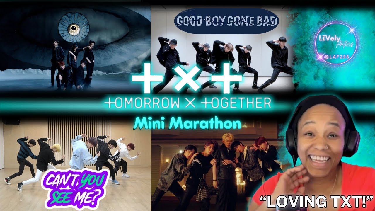 TXT 'Good Boy Gone Bad' + 'Can't You See Me' Reaction | Mini Marathon | LIVelyAntics