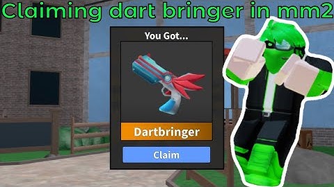 Claiming the new DART BRINGER UNIQUE NERF GUN in MM2!!!
