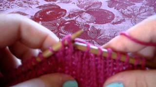 Famous Decreases in Knitting- SSK vs. K2tog Profile