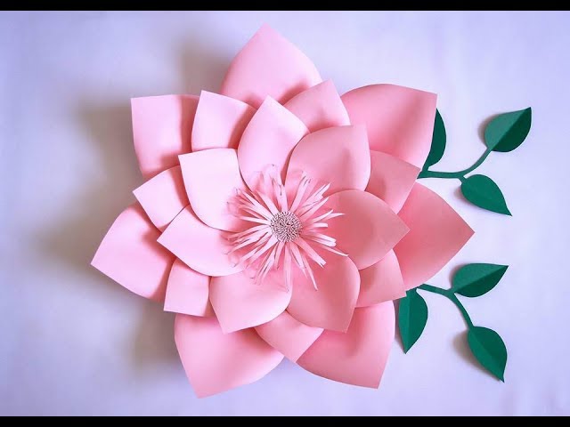 Montagem flor de papel- modelo 5 - thptnganamst.edu.vn