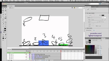 Adobe Flash Basics - How to Animate Falling Objects Part 2