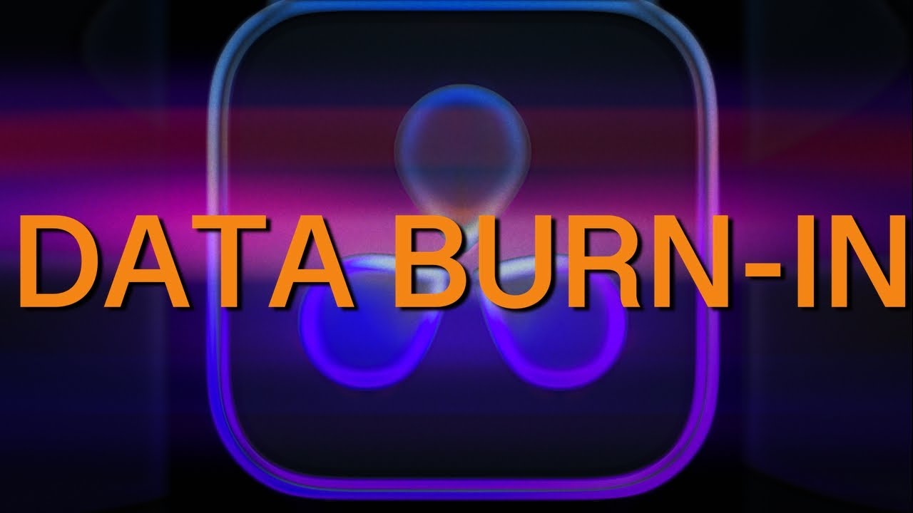 DaVinci Resolve 19 - Data Burn In - YouTube