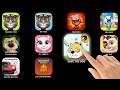 Talking Tom, My Tom, Tom Hero, My Hank, Talking Ben, My Angela, Save The Dog, My Cat, Racing Master